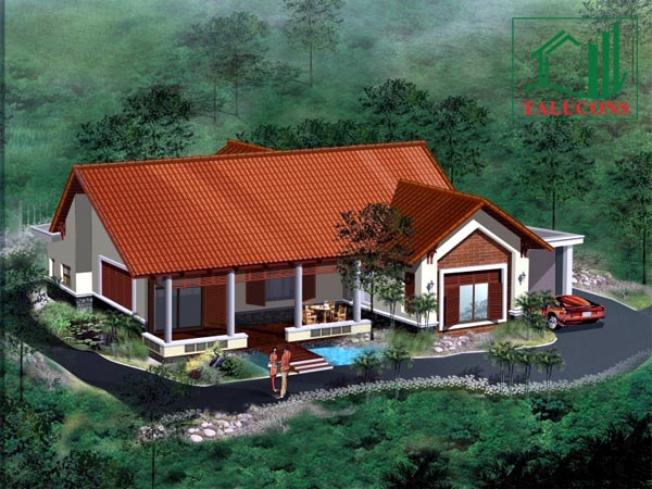 thiết kế kiến trúc và xây dựng nhà vườn đẹp