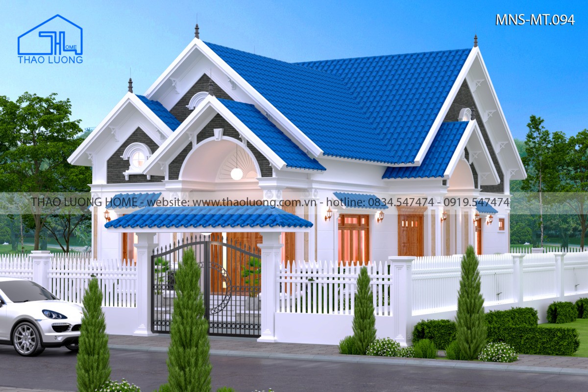 Nhà mái thái cấp 4 - Thảo Lương Home