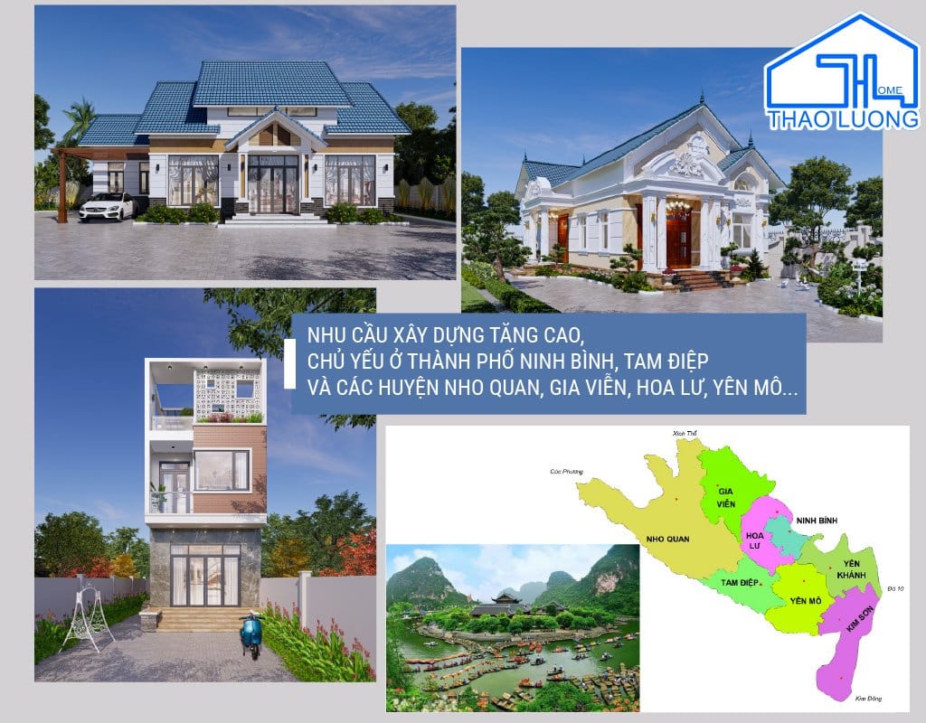 Tình hình xây dựng nhà đẹp tỉnh Ninh Bình